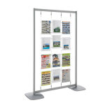 Cadre auto - portant / socle 182x106cm + 12xa4 + 4x80x210 / cbles