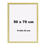 Cadres bois 50x70 profil 20 mm naturel