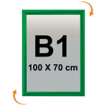 Cadre clic - clac b1 (100 x 70 cm) vert Cadre clic - clac b1 (100 x 70 cm) vert