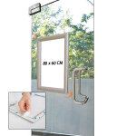 Cadre affichage clic - clac fenetre 60 x 80 cm double - face