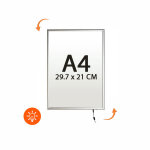 Cadre clic - clac led lumineux a4 (29, 7 x 21 cm)