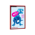 Cadre deco 30x40 cm couleur rouge