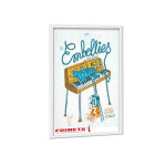 Cadre deco 70x100 cm couleur blanc