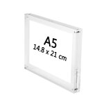 Cadre photo magntique a5 - 14, 8 x 21 cm