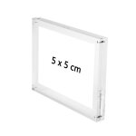 Cadres photo - visuel 50x50 mm 2 plaques 10 + 2 aimants