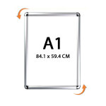 Cadro - clic mural a1 (84 x 59, 4 cm) coins chroms