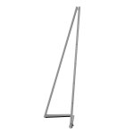 Chevalet acier gris pliable - transportable h 150cm