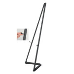 Chevalet acier noir piable - transportable h 1500mm