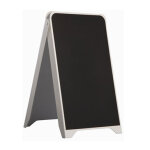 Chevalet ps blanc + ardoise craie h 81 x l 48 cm