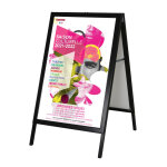 Chevalet trottoir slide - in - a1 (84 x 59, 4) noir