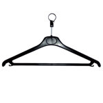 Cintre anti - vol noir + anneau