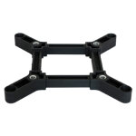 Connecteur x jonction 2 croisillons crown truss noir