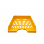 Corbeille � courrier jaune