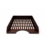 Corbeille � courrier marron