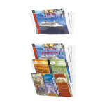 Corbeille prsentoir mural plexiglass a4 paysage - largeur