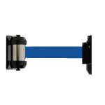 Enrouleur mural sangle bleue 2 m + platine de rception
