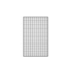 Grille exposition m�tallique h. 192 x l. 120 cm gris alu
