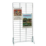 Grille exposition métallique zinguée h 200 x l 100 cm Grille exposition métallique zinguée h 200 x l 100 cm