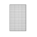Grille mtallique gris alu h 192 x l 120 cm