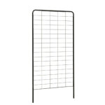 Grille noir h 200 x l 100 cm maille 10 x 19 (seule)