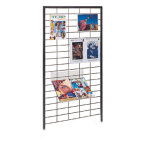 Grille - paravent 150 x 80 cm noir / decor