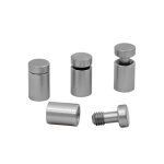 Jeu 4 entretoises petit modle alu anodis 23 x 13 mm