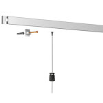 Kit premium cimaises c ble nylon - perlon Ø 2 mm alu blanc Kit premium cimaises c ble nylon - perlon Ø 2 mm alu blanc