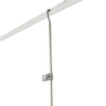 Kit cimaises classiques tiges 4 x 4 mm alu naturel anti - dgondables