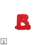 Lettre lumineuse   led   assemblable   b