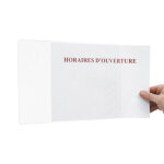 Lot de 10 pochettes auto - adhsives a3