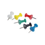 Lot de 100 punaises - epingles affichage assorties