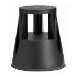 Marchepied tabouret roulant kick step 2 marches - noir Marchepied tabouret roulant kick step 2 marches - noir