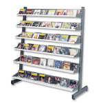 Meuble multim�dia musirack 6 �tag�res h140cm (d�part)
