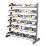 Meuble multim�dia musirack 6 �tag�res + accesoires h140cm