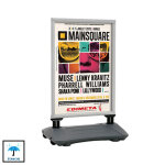 Panneau a0 (118. 8 x84cm) � ressorts base lestable gris