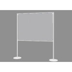 Panneau affichage standing feutrine grise rv