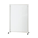 Panneau blanc email magn�tique r�v�h. 200 x l. 130 cm / pieds roulettes