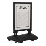 Panneau cadro - clic 4 ressorts a0 + base lestable noir