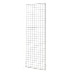 Panneau grille 192 x 70 cm gris alu + 4 fixations