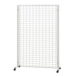 Panneau grille h. 200 x l. 80 cm sur pieds roulettes