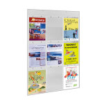Panneau plexiglass 9 visuels a. 4 portrait / vertical