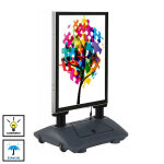 Panneau ressorts stop - trottoir led a1 (59, 4 x 84, 1 cm) 2 colis