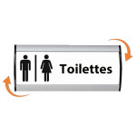 Plaque signal�tique budget alu - sign 52 x 148 mm