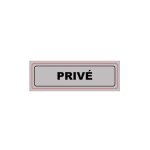 Plaque signa pvc 170x50 mm prive (s. 14)