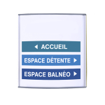 Plaque signal�tique alu - sign 200 x 200 mm