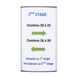 Plaque signal�tique alu - sign 300 x 420 mm