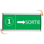 Plaque signaletique budget alusign 10, 5 x 10, 5 cm