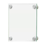Plaque signal�tique cristal - sign 15, 5 x 20 cm