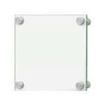 Plaque signal�tique cristal - sign 20 x 20 cm