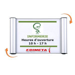 Plaque signalisation clic'sign 148 x 210 mm